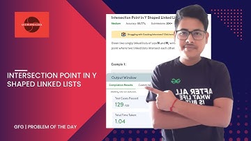 Intersection Point in Y Shaped Linked Lists | java | GFG | POTD | 5 February 2023