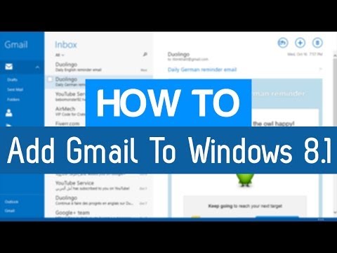 How To: Add Gmail Account to Windows 8.1