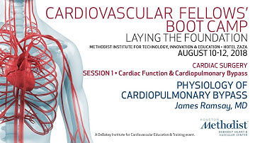 Physiology of Cardiopulmonary Bypass (James Ramsay, MD)