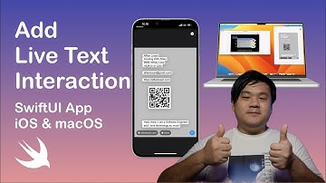 Add Live Text Interaction to SwiftUI iOS & macOS App | VisionKit