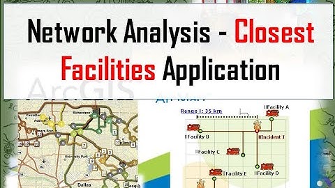 Network Analysis - Closest Facilities Application | #Software_School| Tutorial  67
