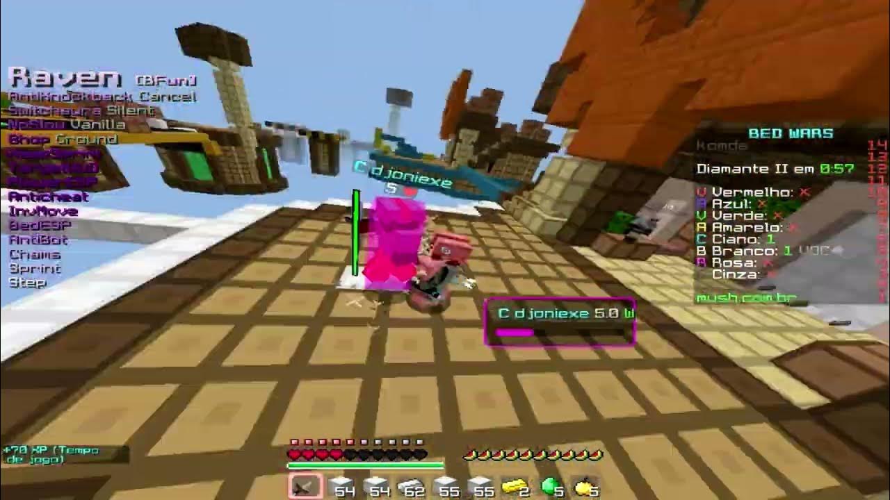Raven bfun o melhor hack de minecraft 1 8 9 sniped mush youtube