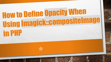 How to Define Opacity When Using Imagick::compositeImage in PHP
