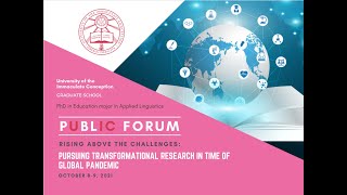 UIC PhD AL Public Forum 2021