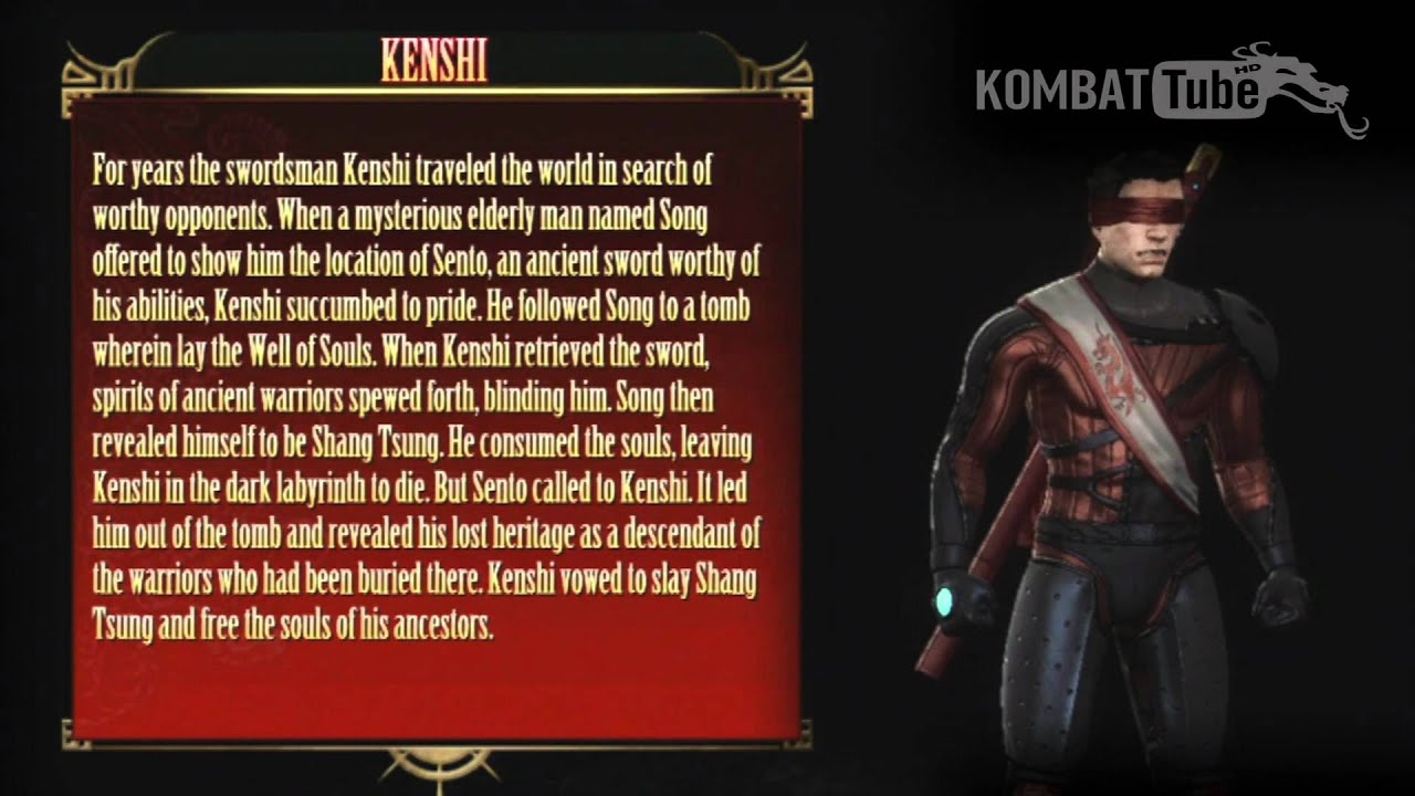 MK9 Bio: KENSHI - YouTube