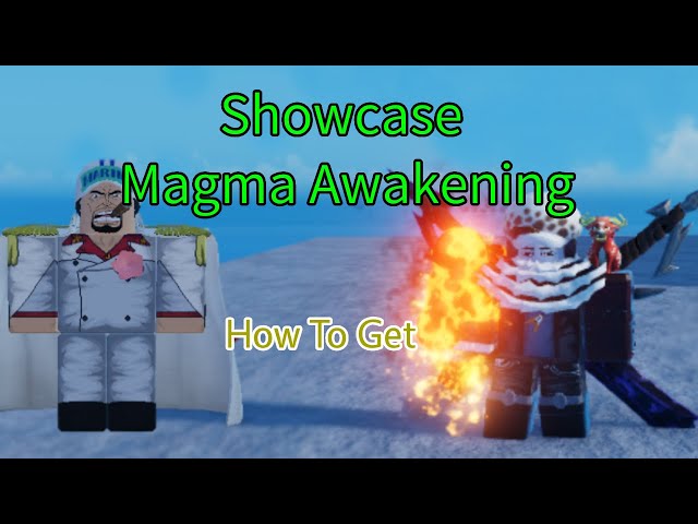 Magma Awakening Showcase - Blox Fruits 