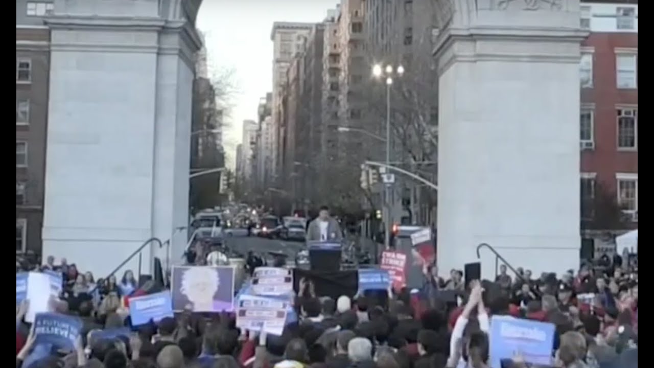 Speaker At Bernie Rally: "Stop Electing Corporate Whores"