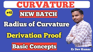 Radius of Curvature Derivation Proof | Differential Calculus Engineering Mathematics