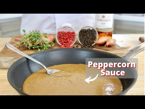 How to make Peppercorn Sauce Recipe