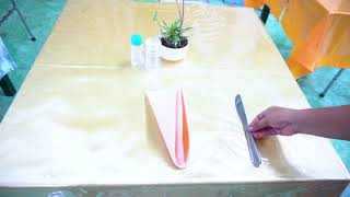 american table setup