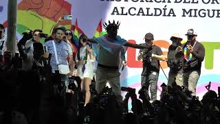 Dani Flow en Evento 2da Marcha LGBT+ parque Salesiano