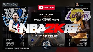 NBA 2K16 PS5 | Mavericks vs Lakers Throwback Showdown