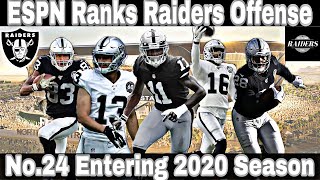 Heading into the 2019 season, raiders had a lot of uncertainly
surrounding their offense. they were relying on an unproven darren
waller to replace jared...