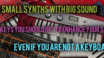 Modern synths you should totally own. Small keyboards from Korg and Behringer that are just too fun