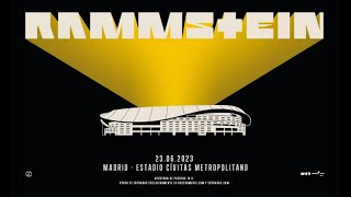 Rammstein - Rammstein - Live aus Madrid 4K 23-06-2023 2nd row