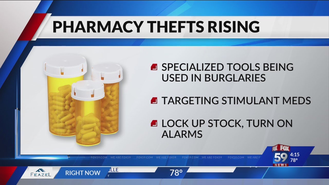 String of pharmacy burglaries across Indiana rising - YouTube