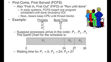 Lecture 08. Thread Scheduling (CS 162, Fall 2013, UC Berkeley)