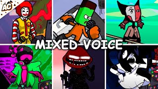 Winter Horrorland but everytime it's Monster turn a Different Skin, Chart and Songs Mod is used