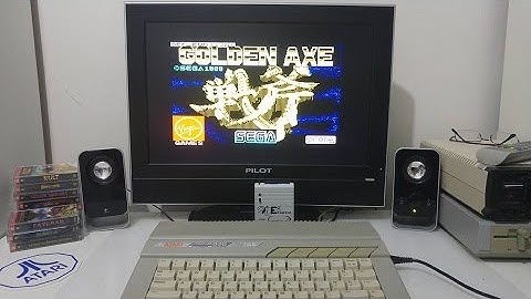 ATARI 8bit with Rapidus & U1MB running ZX Spectrum Games (Golden Axe amd more)