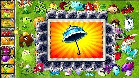 Every Plant Power-Up! vs PARASOL ZOMBIE in NEW Plants vs Zombies 2
