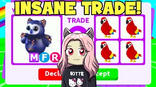 Trading MEGA OWLBEAR In Roblox Adopt me