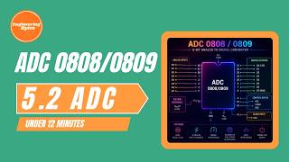 5.2 ADC 0808/0809 Explained | 8-bit Analog to Digital Converter | EngineeringBytes