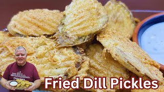 Fried Dill Pickles -A Favorite Appetizer You Can Have Ready FAST For Friends & Family Get Togethers