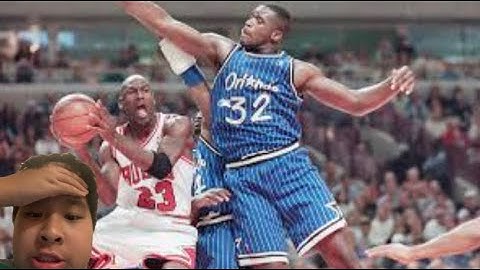 Reaction to when a rookie Shaq bully a prime Michael Jordan and almost got away with it