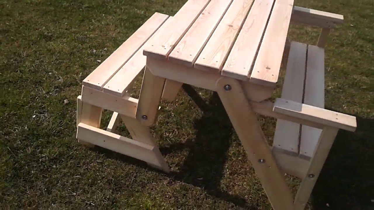 ławka Ogrodowa Rozkładana Stół Ogrodowy Plus ławki Youtube