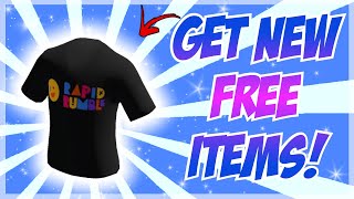 *Free Limited UGC Items* Get These Free Items Now! Rapid Rumble Logo Tee