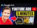 Youtube ads tutorial in under 5 minutes  quickest tutorial on youtube