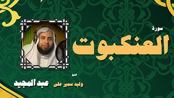 القران الكريم بصوت الشيخ وليد سمير على عبد المجيد | سورة العنكبوت