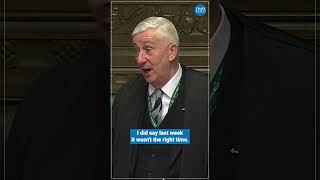'Stop making noise!" | Speaker tells Commons that PMQs isn't a pantomime audition
