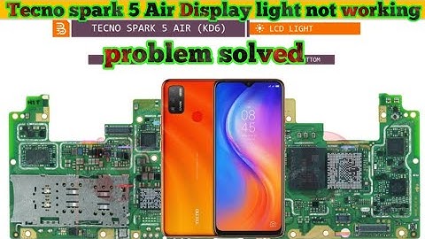 Tecno spark 5 Air Display light not working problem solution|#thesoilboy