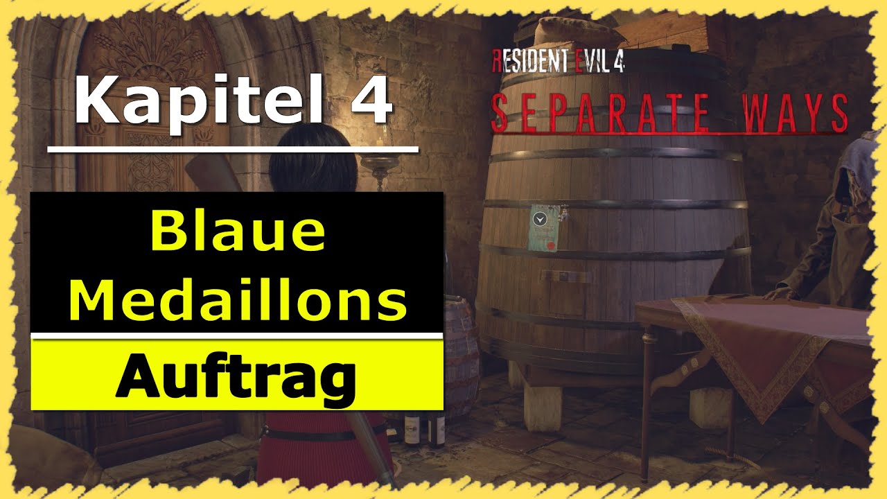 RE4 REMAKE - Separate Ways DLC | Kapitel 4 - Auftrag "Blaue Medaillons" | Guide/Lösung