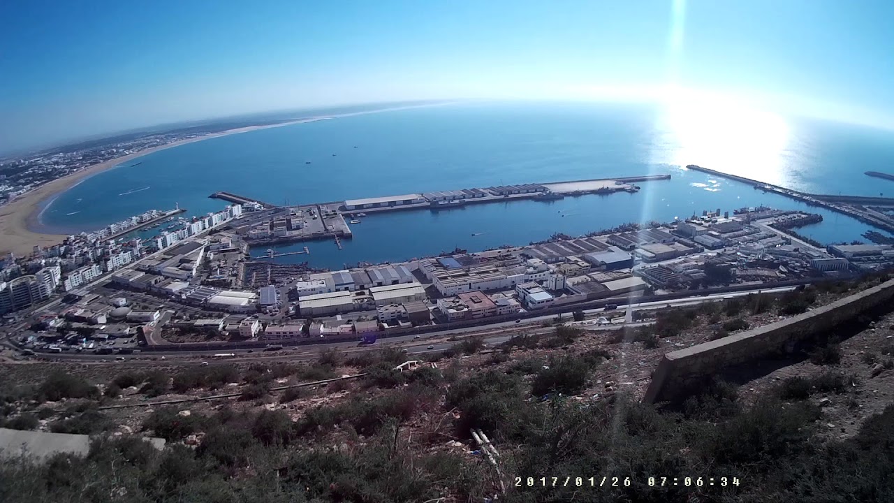 sea of thieves Agadir - old town view to Marina