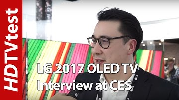 LG 2017 OLED TV (W7, G7, E7, C7, B7): CES Interview