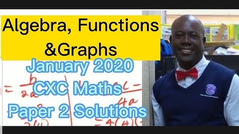 CXC ||CSEC|| MATHS JANUARY 2020 P2 Q8#dellymathsconcepts #cxcmaths #velocity #simultaneousequation