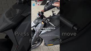 Watch this video to know how you can engage the reverse gear in #UltravioletteF77 #bike #bikes #f77