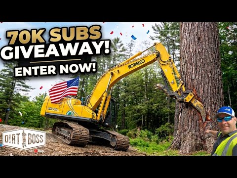 Pushing over a monster tree