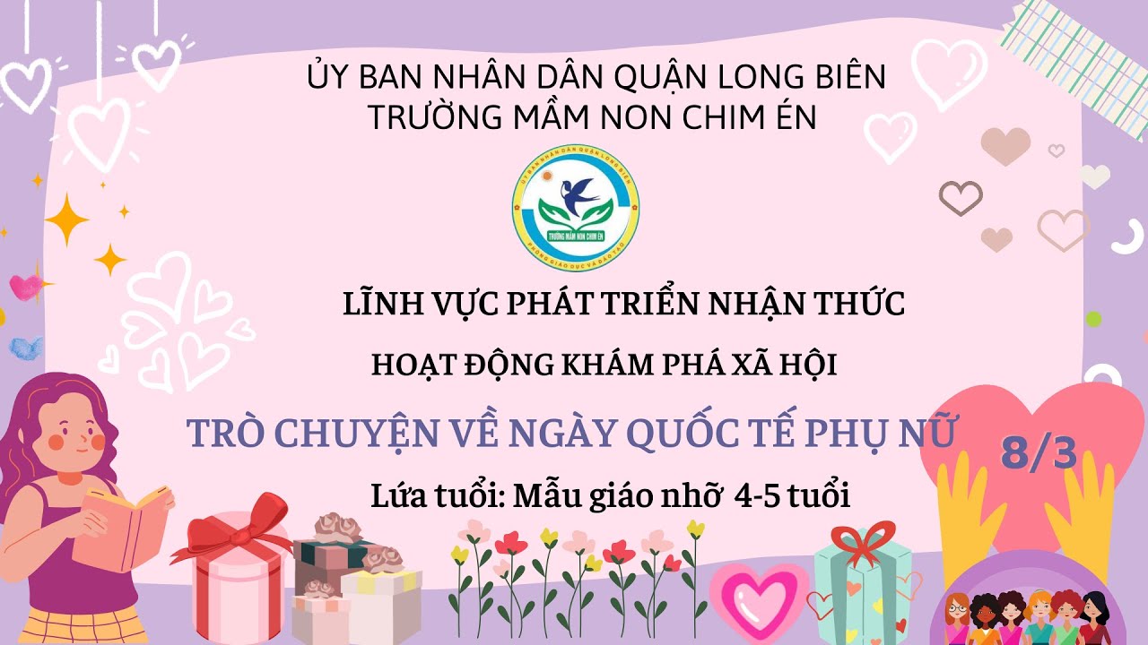 Trò chuyện về ngày quốc tế phụ nữ 8/3