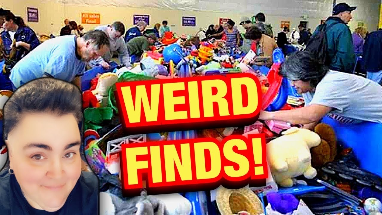 Such Weird Stuff! Come Thrift The Goodwill Bins With Me - YouTube