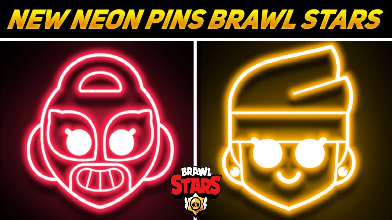 New Neon Pins Brawl Stars Idea Brawl Stars Neon Pins Youtube - brawl stars neon pins