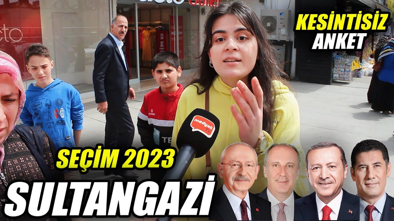SULTANGAZİ | KESİNTİSİZ Cumhurbaşkanlığı Sayaçlı Seçim Anketi / Sokak Röportajları | Seçim 2023