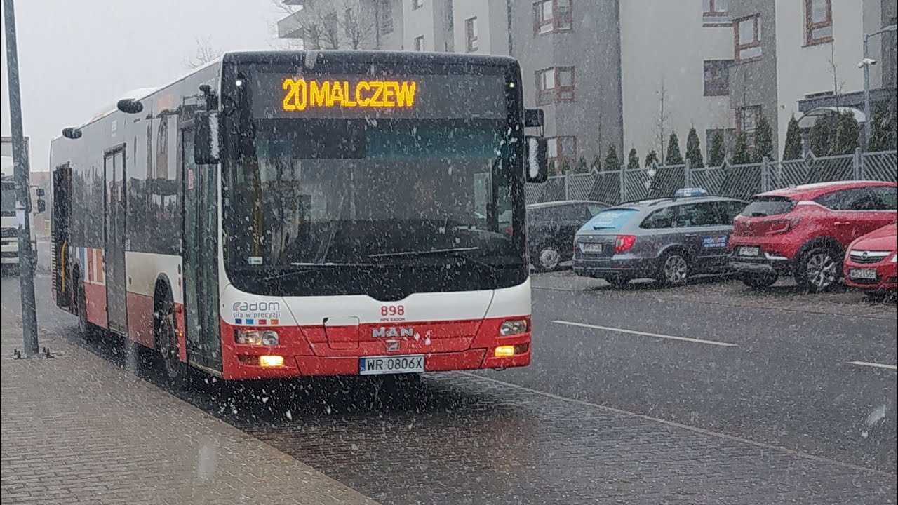 PRZEJAZD: MAN NL283 Lion's City A21 #898 | Linia 20 | MZDiK Radom