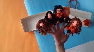 Finger Puppets Toys Harry Potter Amigurumi Titeres De Dedo De Harry Potter Amigurumi