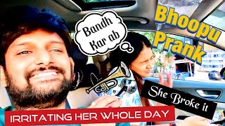 Bhoopu Prank  Irritating Her Whole Day | She Breaks it