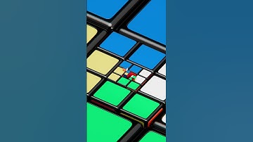 Rubik Cube Blocks Slide Animation