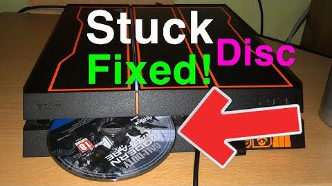 PS4 HOW TO GET YOUR STUCK DISC OUT! Disc won’t come out FIXED EASY!