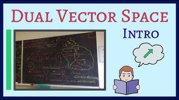 What is a dual vector space? Introduction